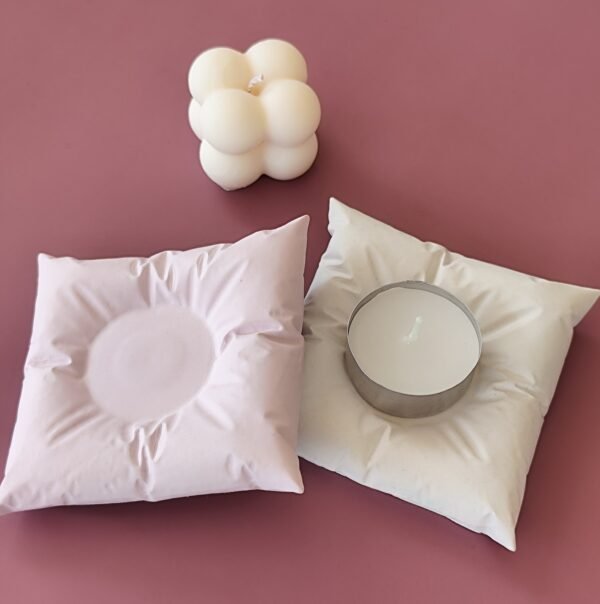 Βάση " Pillow"  κεριών από πορσελάνη!